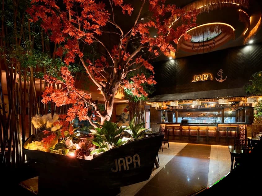 Không gian bên trong nhà hàng JAPA tại Đà Nẵng